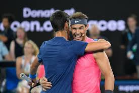 Rafael nadal interview for eurosport (es) ahead of the australian open 2021. Rally4relief Hier Zeigt Rafael Nadal Novak Djokovic Den Mittelfinger Mytennis News
