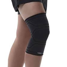 Copper Fit Ice Knit Compression Knee Sleeve Infused With Menthol And Coq10 For Recovery Copper Fit In 2021 Knee Compression Sleeve Knee Sleeves Copper Fit