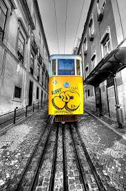 Lisbon For A Ride On Its Colourful Funiculars Lisbon Portugal Lisbon Christmas In Italy