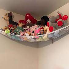 The stuffed animal corner cage is. Hammock Toy Net Organizer Corner Stuffed Animals Kids Hanging Bath Toys Storage Walmart Com Walmart Com