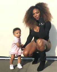 Serena williams whilst pregnant with her first childcredit: Serena Williams Posts Pic With Baby Olympia Fans See Daughter Inherited Mom S Legs
