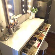 inside the drawer ikea malm vanity decoracao organizacao casas