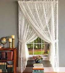 Criss Cross White Curtains Window Treatments Lace Interior Design Decor Fancy Curtains Home Curtains