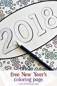 Children develop essential skills through such activities and also build inner confidence. New Year S Eve With Kids A Coloring Page And Activity Ideas Twitchetts