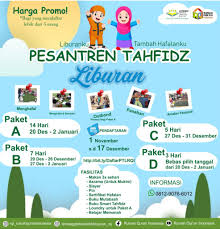 Kurikulum tahsin tahfidz al quran 3 muqaddimah a. Yuk Ikut Pesantren Tahfidz Liburan Desember 2019 Rqi
