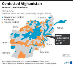 Map of afghanistan's districts, updated daily methodology: Us Pullout Nears Completion As Afghan Forces Battle Taliban