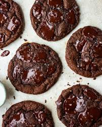 Double Chocolate Chunk Cookies Subway Style Bake With Shivesh Recipe In 2020 Chocolate Chunk Cookies Chewy Cookie Double Chocolate Chip Cookies