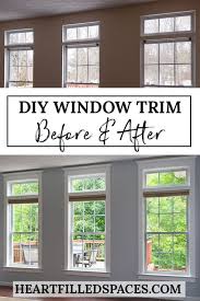 Mullion and stop 14 full size. Diy Window Trim Heart Filled Spaces