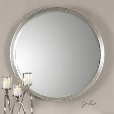 Find new silver wall mirrors for your home at. Uttermost Serenza Round Silver Mirror Round Wall Mirror Silver Leaf Wall Mirror Silver Wall Mirror