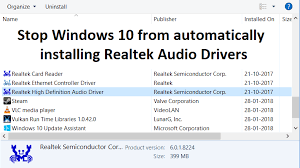 They come in a variety of types and have different features to improve audio quality. Evitar Que Windows 10 Instale Automaticamente Los Controladores De Audio De Realtek