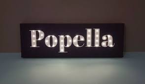 Custom Lighted Sign Name Lights Lighted Letters Nursery Etsy Light Letters Light Up Signs Light Up Letters