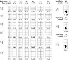 egress window sizes chart netairoy com