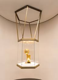 Raptors Larry O Brien Trophy Case In 2020 Baffle Ceiling Athletic Center Trophy Case