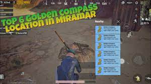 Pubg Mobile Golden Compass Locations Also Silver And Bronze