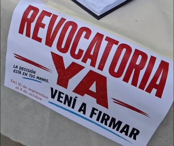 Revocatoria en Allen: 1.575 firmas en cinco días y un mensaje para Román -  Literal