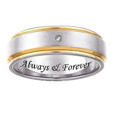 A men's wedding band that is uniquely you · forever; Engraved Wedding Ring Quotes Quotesgram