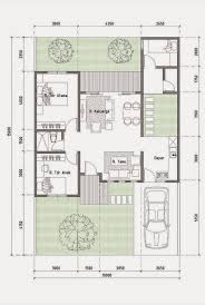 Denah Rumah Minimalis Type 70 1 Lantai Denah Rumah Rumah Minimalis Rumah