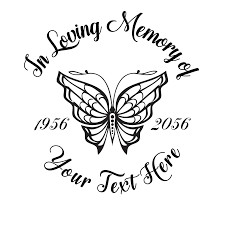 In Loving Memory Cross With Butterfly Border Png 1051 1051 In Loving Memory Tattoos Tattoo For Son Memorial Tattoos