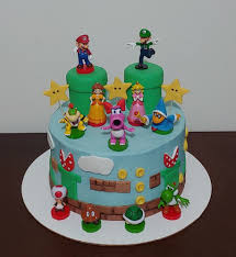 Nintendo Super Mario Brothers Cake By Cakesbydoublemint2 Character Cakes Cake Minecraft Cake