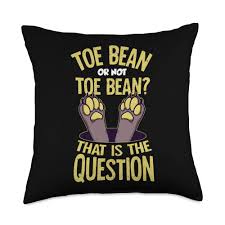 Amazon.com: Furry Fursona Fandom Toe Beans That is the Question Throw  Pillow : Home & Kitchen
