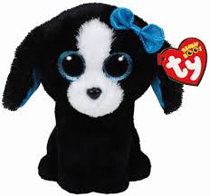 Black And White Beanie Baby Dog Ty Beanie Boo S Black White Tracey Dog Beanie Boo Dogs Dog Beanie Boo Plush