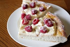 Raspberry Mascarpone Pizza Recipe Sweet Pizza Dessert Pizza Recipes Desserts