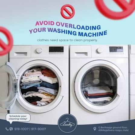 The Laundry - Avoid overloading your washing machine — clothes need space to clean properly. | Facebook