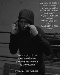 These are the top 5 songs that i chose. Rap Quotes Eminem Quotes Bad Parenting Quotes