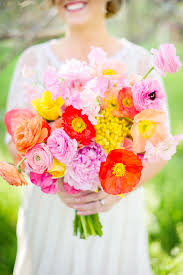 Calla lilies have a chic modern edge, roses give off an air of classic romance and peonies lend that lush, whimsical feeling to any arrangement. Apryl Jon Flower Bouquet Wedding Summer Wedding Bouquets Tulip Wedding