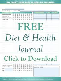 Free Diet And Health Journal Now Fillable Saveable And Printable Health Journal Food Journal Printable Free Dieting