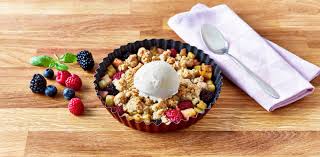 Crumble Aux Pommes Fruits Rouges Dilea Zero Lactose