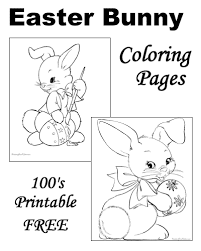 Get crafts, coloring pages, lessons, and more! Easter Bunny Coloring Pages Free And Printable