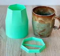 Faceted Cafe Jigs Combo w/Cutter | Alexandria Pottery