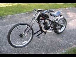 motorized chopper bike you