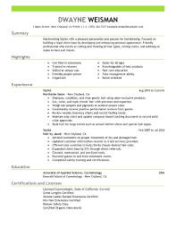 cosmetology resumes examples - April.onthemarch.co