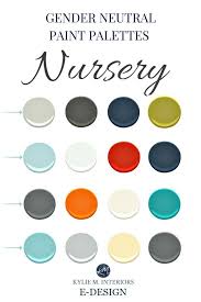 Best Benjamin Moore Gender Neutral Paint Colours For Nursery Or Playroom Gender Neutral Paint Color Neutral Baby Colors Nursery Color Palette