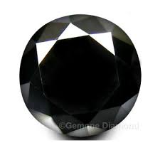 1 Carat Black Diamond Natural Round Cut Aaa Quality For Engagement And Wedding Rings
