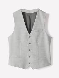 Essential Light Grey Suit Vest | RW&CO.