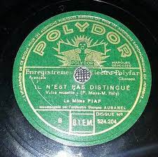— on n'est jamais content là où on est, dit l'aiguilleur. Popsike Com Mome Piaf Edith Piaf Il N Est Pas Disitingue 78 Rpm Polydor Ex Auction Details