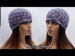How To Crochet A Beanie Hat Easy Crochet Hat Bag O Day Crochet Tutorial 610 Youtube Beanie Hat Crochet Pattern Easy Crochet Hat Easy Crochet