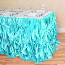 17 Ft Curly Willow Table Skirt Etsy In 2020 Table Skirt Curly Willow Teal