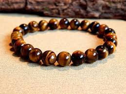 Bracelet Homme Pierres œil De Tigre Naturelles Grade Aaa Etsy Tiger Eye Bracelet Gemstone Beaded Bracelets Nature Bracelets