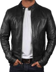 Mens Black Genuine Leather Jacket 100 Genuine Leather Cafe Racer Jacket Leather Jacket Leather Jacket Men