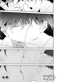 Kidshin Kuroba Kaito X Kudou Shinichi Kaishin Kidshin In 2020 Anime Kiss Conan Comics Kaito