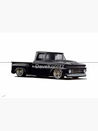 Image result for Black 1965 Chevy Truck