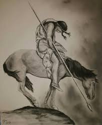 End Of The Trail Charcoal On Paper Www Shakingarts Com Native American Drawing Native American Artwork Native American Art