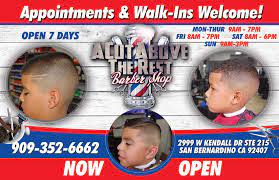 A Cut Above The Rest Barber Shop North San Bernardino Home Facebook