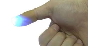 Amazon Com Magic Light Up Finger Magic Trick Led Finger Lamp Blue This Product Is Not Intended For Children Under 12 Light Magic Magic Tricks Magic Fingers