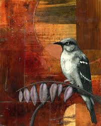To Kill A Mocking Bird Dva Gallery Chicago Bird Art Birds Painting Bird