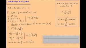 Functii fara paritate si functii periodice. Graficul Functiei De Gradul 2 Exercitii Rezolvate Youtube